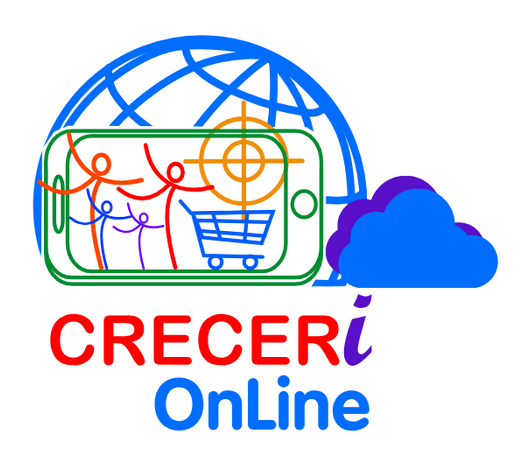Logo Crecer-i OnLine Cuadrado fondo Blanco transparente